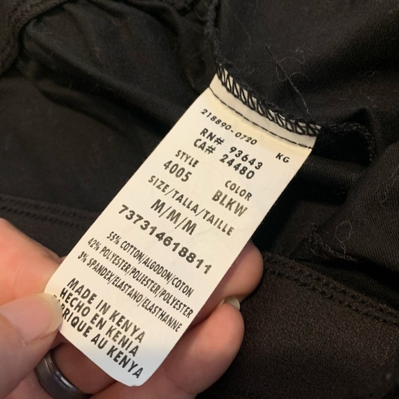 Cherokee Workwear Black Cargo Scrub Pants Sz M - Picture 5 of 8